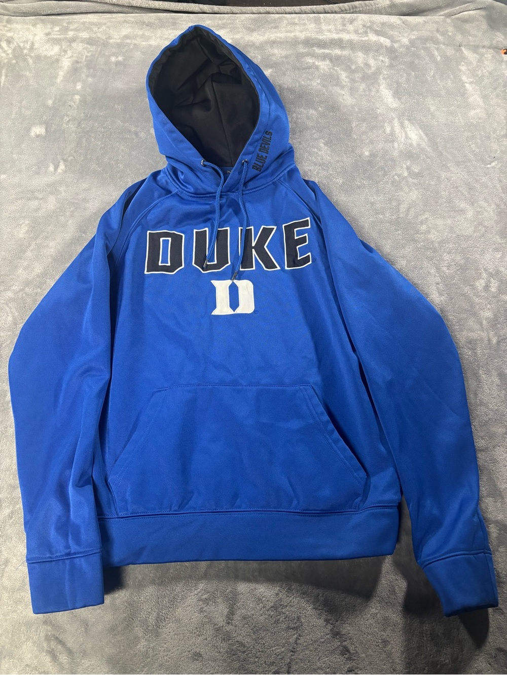 Duke Blue Pullover Hoodie with Collegiate Logo